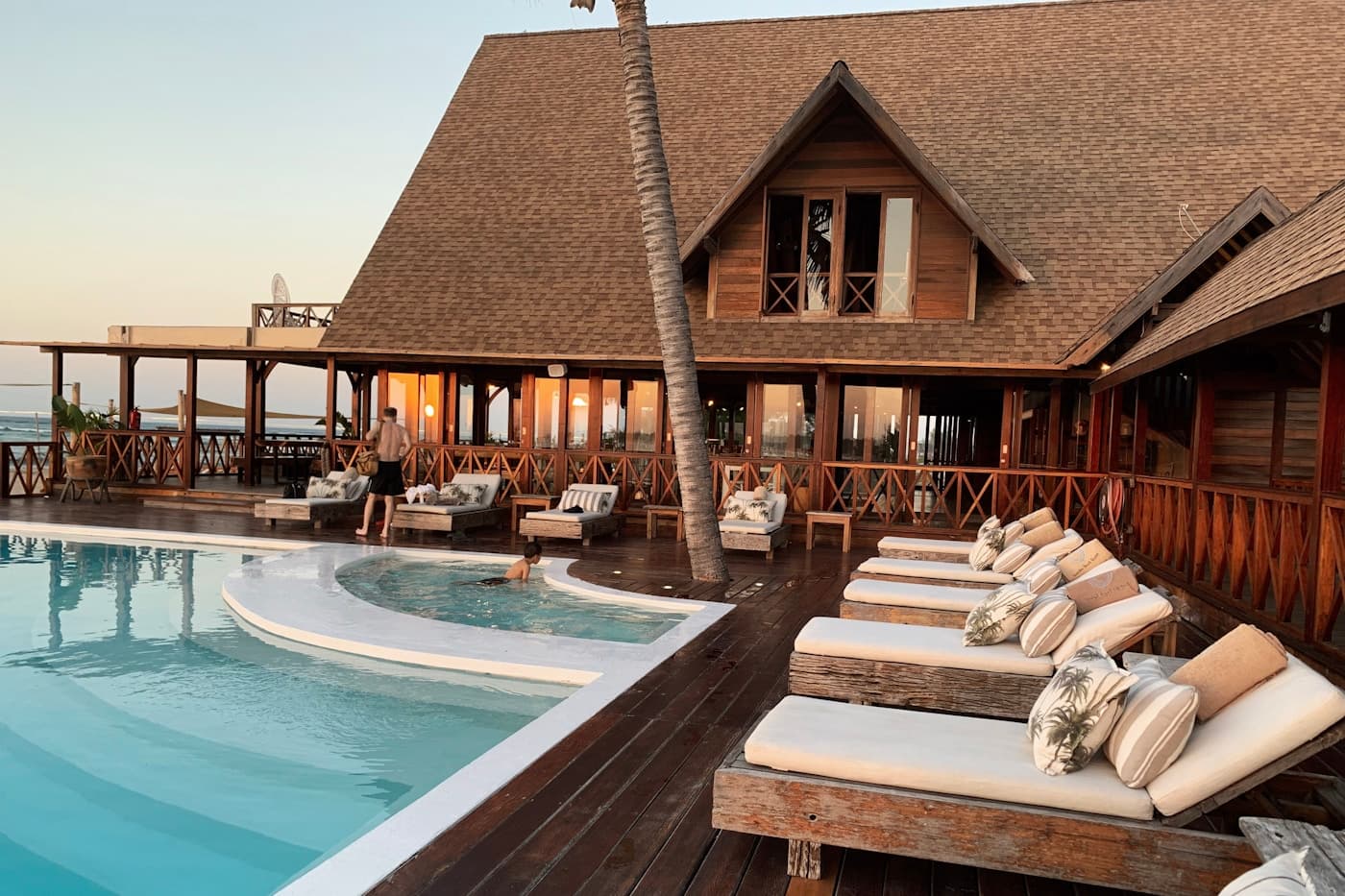 Luxury resort with pool